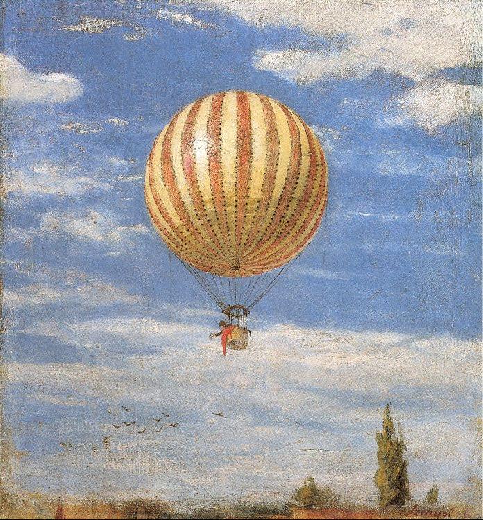 Merse, Pal Szinyei The Balloon China oil painting art